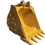 Heavy Duty Rock Mining Excavator Buckets For Construction CAT 349