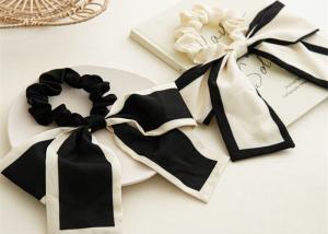Quality Japan Korea decorative hair accessories bow scrunchie women's hair rope streamer ins large hair band headwear wholesale