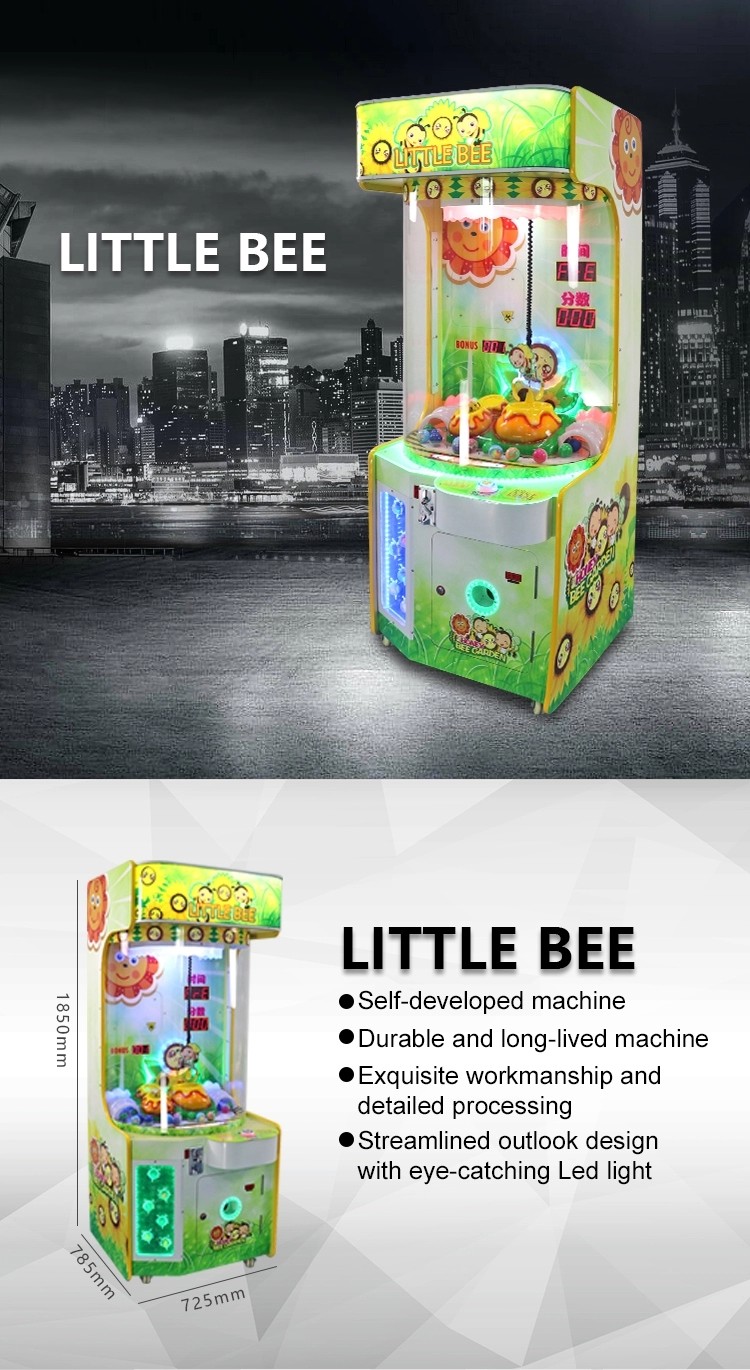 Little Bee Indoor Kids Arcade Machine Ticket Redemption Machine For Game Center