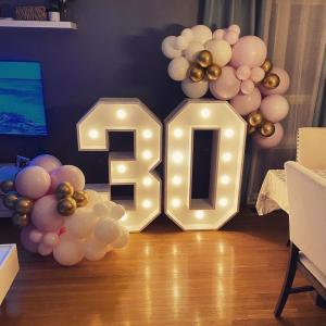 Quality Decoration Light Up Marquee Letters in Customized Color for Party Birthday Love Stand wholesale