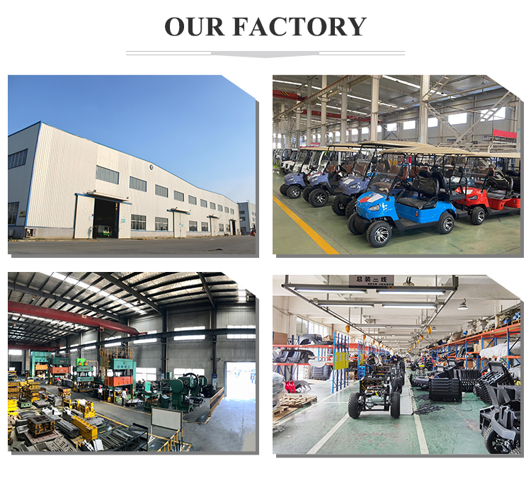 400-500kg Curb Weight 2024 Custom Design Luxury Lifted 2 Passenger Electric Golf Cart With Aluminum Golf Cart Frame