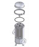 Stainless Steel Filter Housing Bacteria Removed Water Purifier Filter Equipped