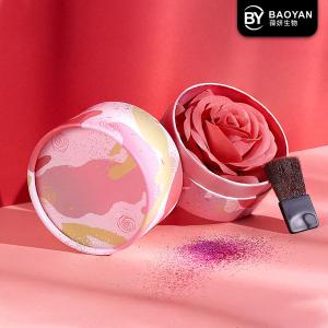 Quality Flower Face Makeup Blusher Single Color Oil Control Skin Care Easy To Wear wholesale