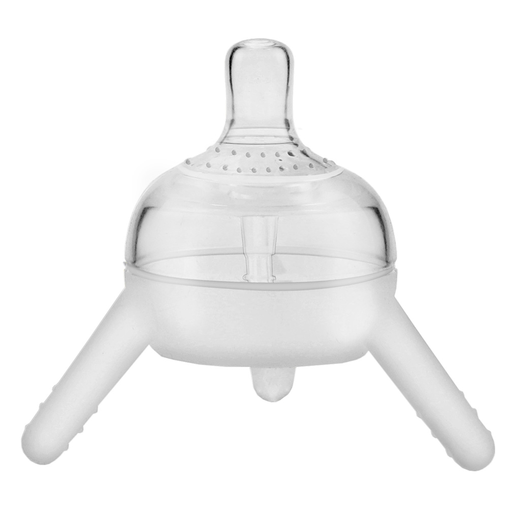Hands Free 250cc Baby Feeding Bottle Silicone Hands Free Milk Bottle