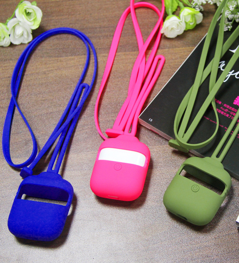 Protective Cover Soft Silicone Chargeable Headphone Case with for Apple Airpods 1&2 Charging Case