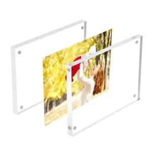 Quality Digital Printing Clear Glass Picture Decoration Frame Double Sided For Still Life Decor wholesale