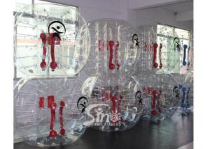Quality Kids N adults transparent outdoor inflatable bumper ball made of PVC or TPU lead free material wholesale