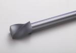 Length customized Thickness 1.5mm Aluminum Curtain Rod Bay Window Curtain Rod