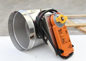 Quality 90° Adjust Angle Electronic Dampers Hvac Manual / Automatic Gasketed Open / Closed wholesale