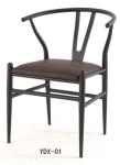 Green Iron upholsteredt lesiure armchair in hotel (YTDX-07)