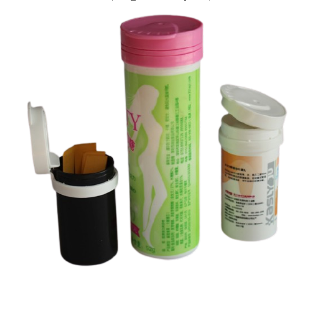 Healthy PP Effervescent Tablet Tube for Empty White Plastic Vc Calcium Tablet Bottles