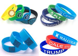Quality Hand Strap Luminous Silicone bracelet wrist Rubber Monochrome Printing strap custom OEM logo color size wrist wholesale