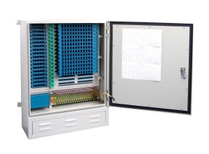 Quality IP65 Fiber Distribution Cabinet Fiber Optic Splice Cabinet 144 Fibre Outdoor SC FC ST wholesale