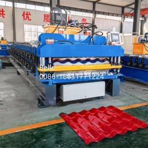 Quality Aluminum Steel Hydraulic Cutting Tile Roll Forming Machine wholesale