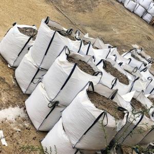 Quality PP WOVEN GEOTEXTILE JUMBO GEOBAGS IN BLACK/WHITE/GREEN WITH UV STABLIZER wholesale