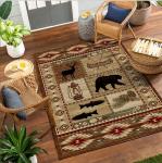 North European Ancient Crystal Velvet Floor Carpets For Sofa Bedroom And Living