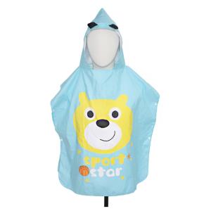 Quality Personalised Printed Microfiber Childrens Beach Poncho Hooded Towels 40x80cm wholesale
