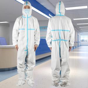 Quality Verified Hospital Coverall Medical Protective Clothing Anti Virus wholesale