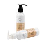 3.4OZ 5OZ 6.7OZ Household Shower Pump Bottle White Orange Custom Cosmetic