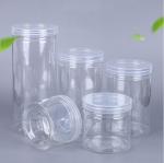 300ml Versatile Clear Plastic Jars For Cosmetic Food Storage PET Straight Sided