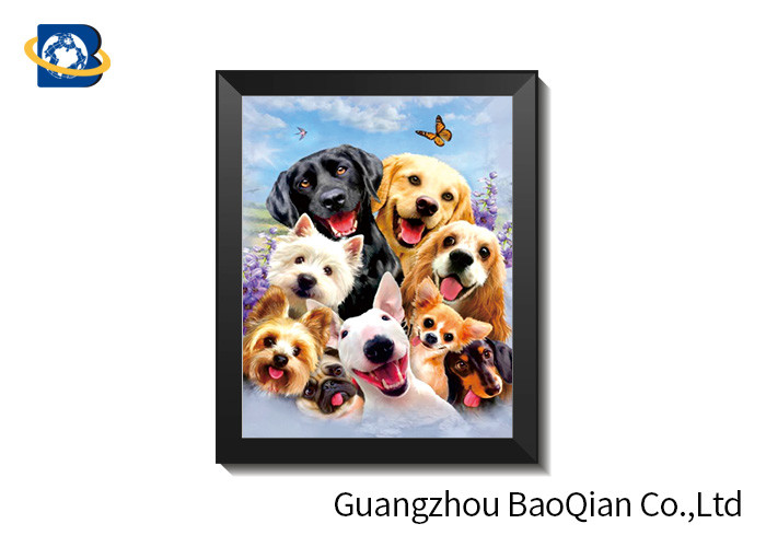 Promotional Gift 3D Lenticular Printing , Plastic 30 X 40CM Stock 3D Picture