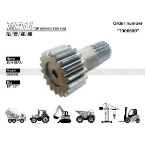 Quality Customizable GM35VL Excavator Travel Sun Gear Box For Machinery Repair Shops Steel wholesale