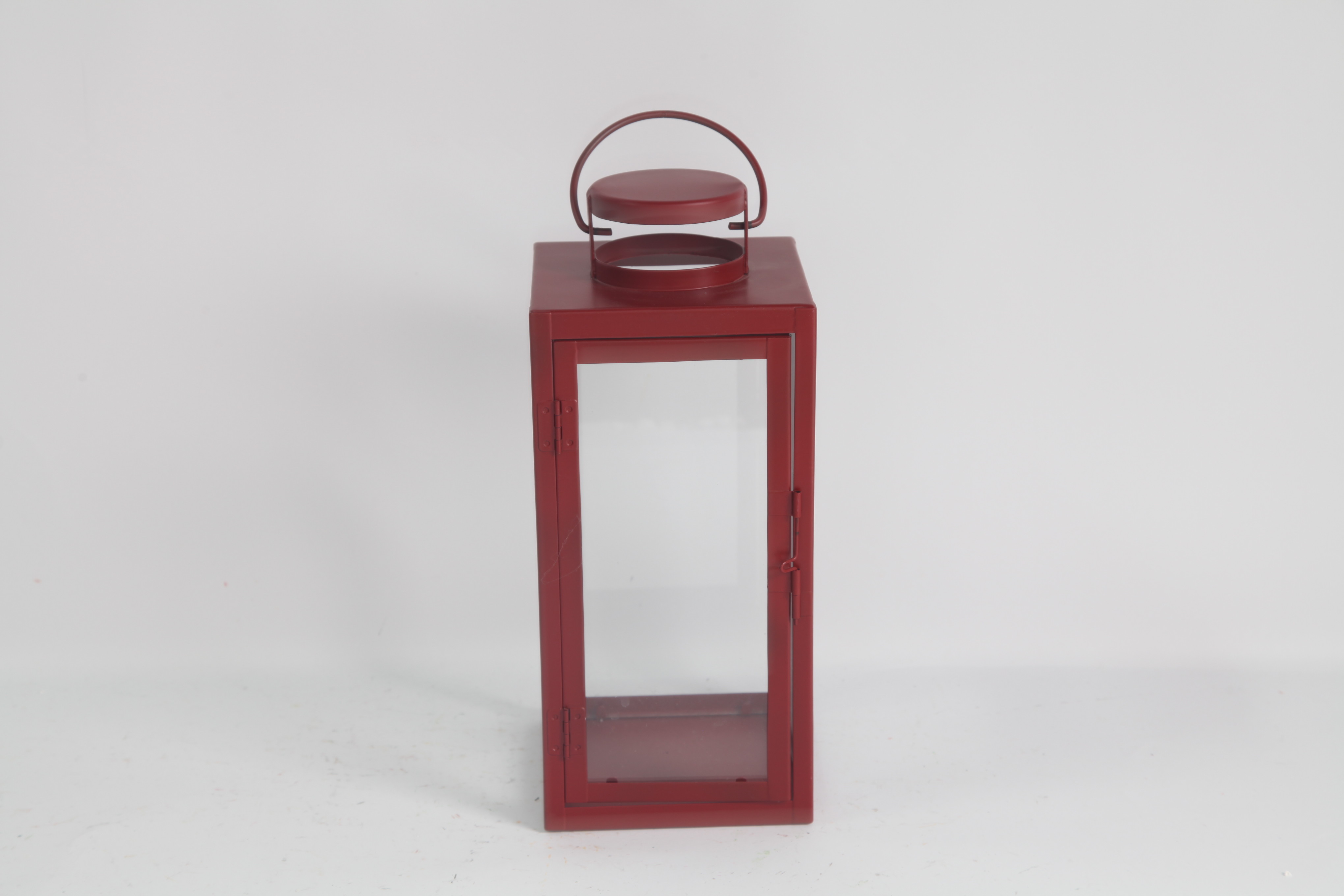Christmas Metal Lantern Ornaments Holds Candles Garden Decor
