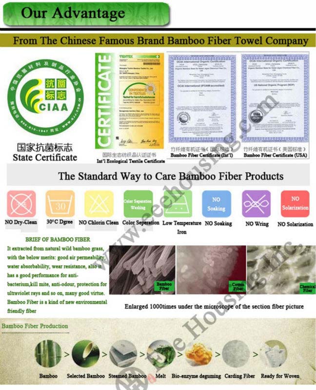 33cm*72cm Bamboo Fiber Face Cleaning Towel, 100g, Eco-friendly,organic bamboo towel anti-bacterial organic bamboo towel