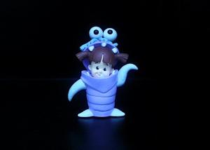 Quality Mini Girl Little Collectible Toys Two Inch Long Purple Color For Kids Collection wholesale