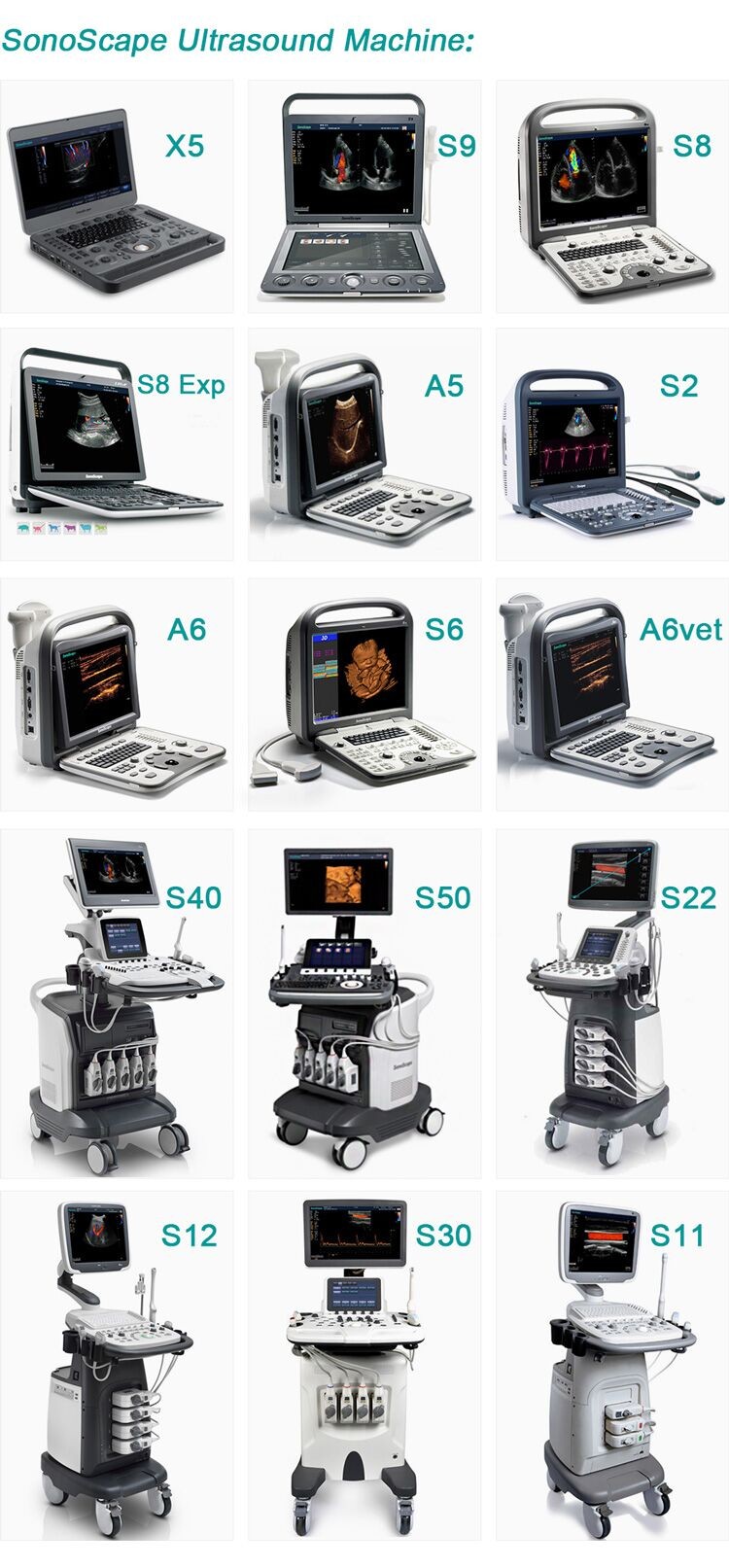 Portable Black & White Ultrasound Machine For Pregnancy Test portable ultrasound machine for pregnancy