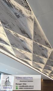 Quality OEM Desinged Perforated Aluminum Ceiling Panels Aluminum Ceiling Tiles wholesale