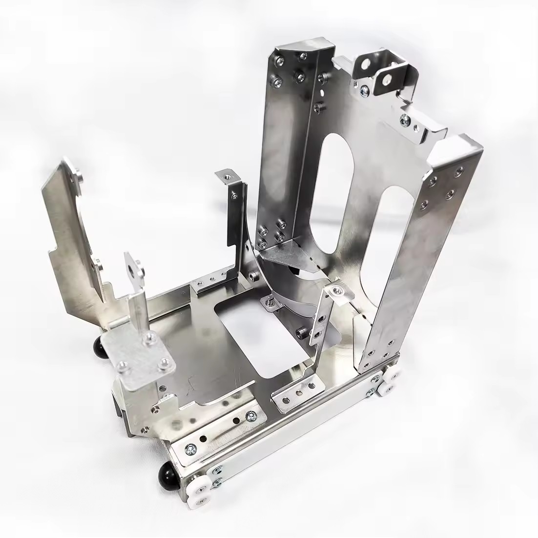 Custom bending welding aluminum sheet metal box custom sheet metal fabrication