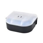 Transparent Lid Safe Mouse Mice Rat Bait Station Trap Box Catcher for Fragrance