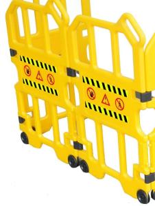 Quality Yellow Elevator Spare Parts 7.5KGS Lift Safety Barrier HDPE Made YF SM4P wholesale