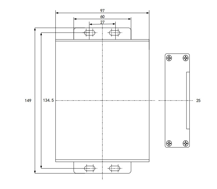 0.05% Tactile Transducer Amplifier 18-30v Weighbridge Controller