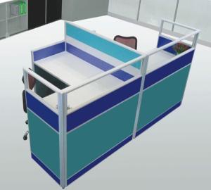 Quality 41mm thick office partition aluminium frame,#k40 wholesale
