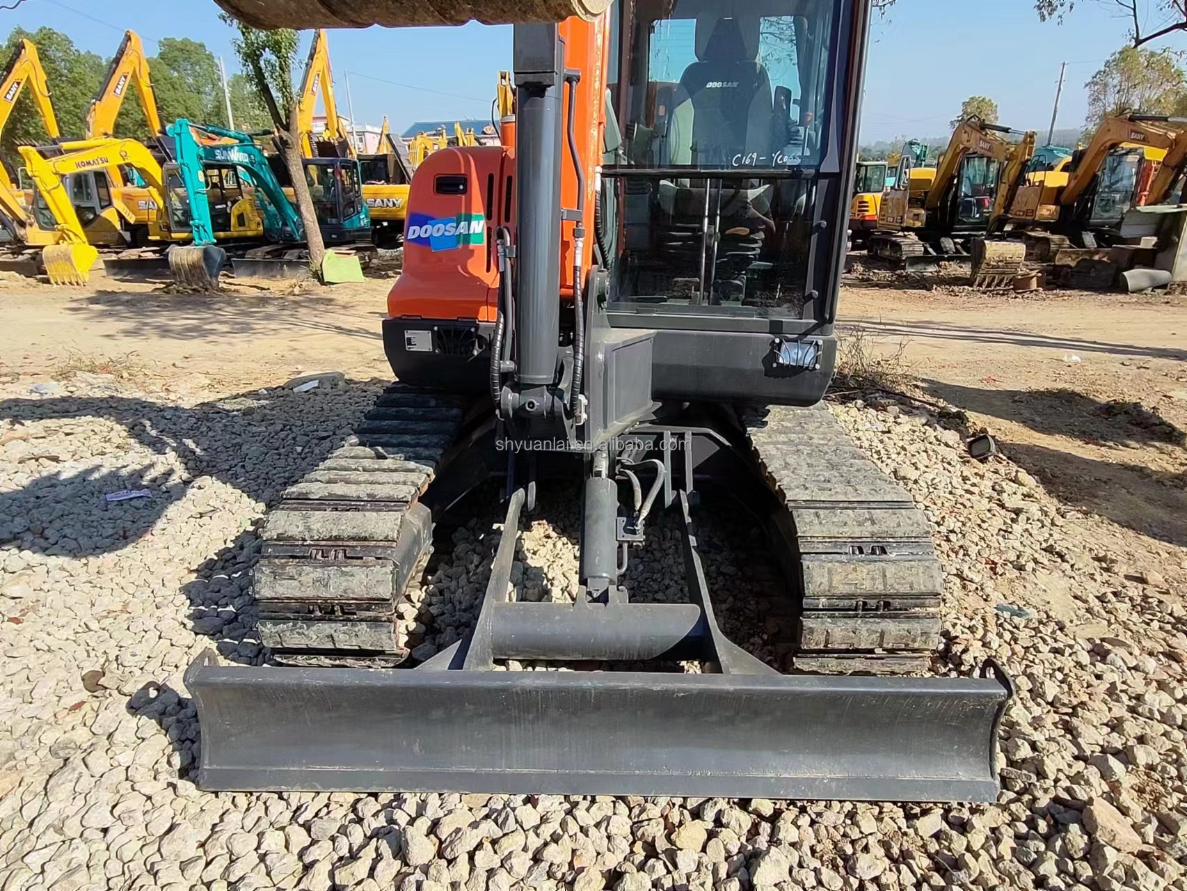 6 Ton Used DH60 Mini Excavator With DX60 And Original Hydraulic Cylinder