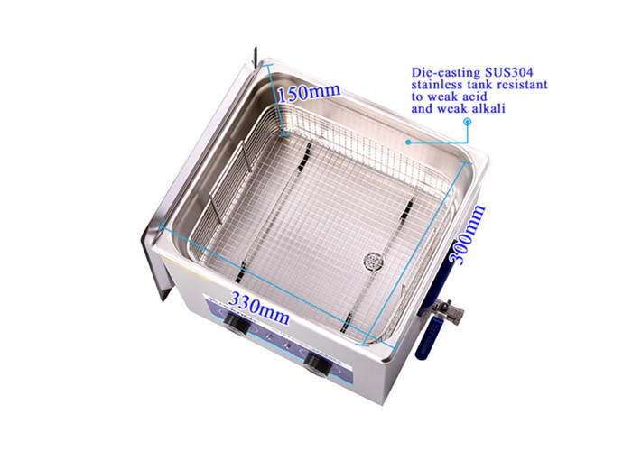 15 Liter sonic wave cleaning machine for motor part customized services