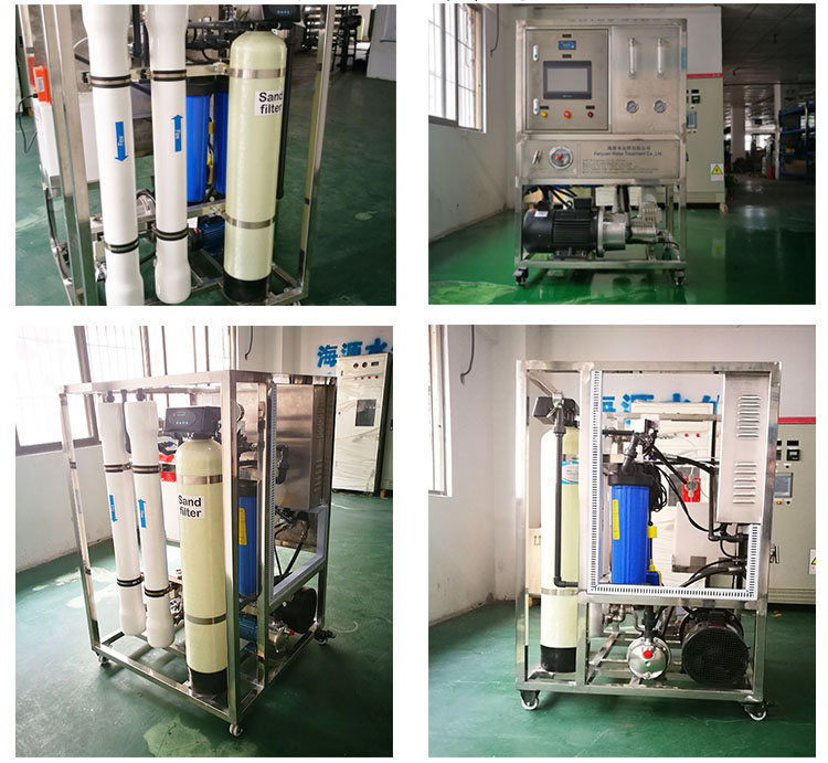 250 lPH Salt Water To Drinking Water Filter RO plant 50HZ SGS Approved