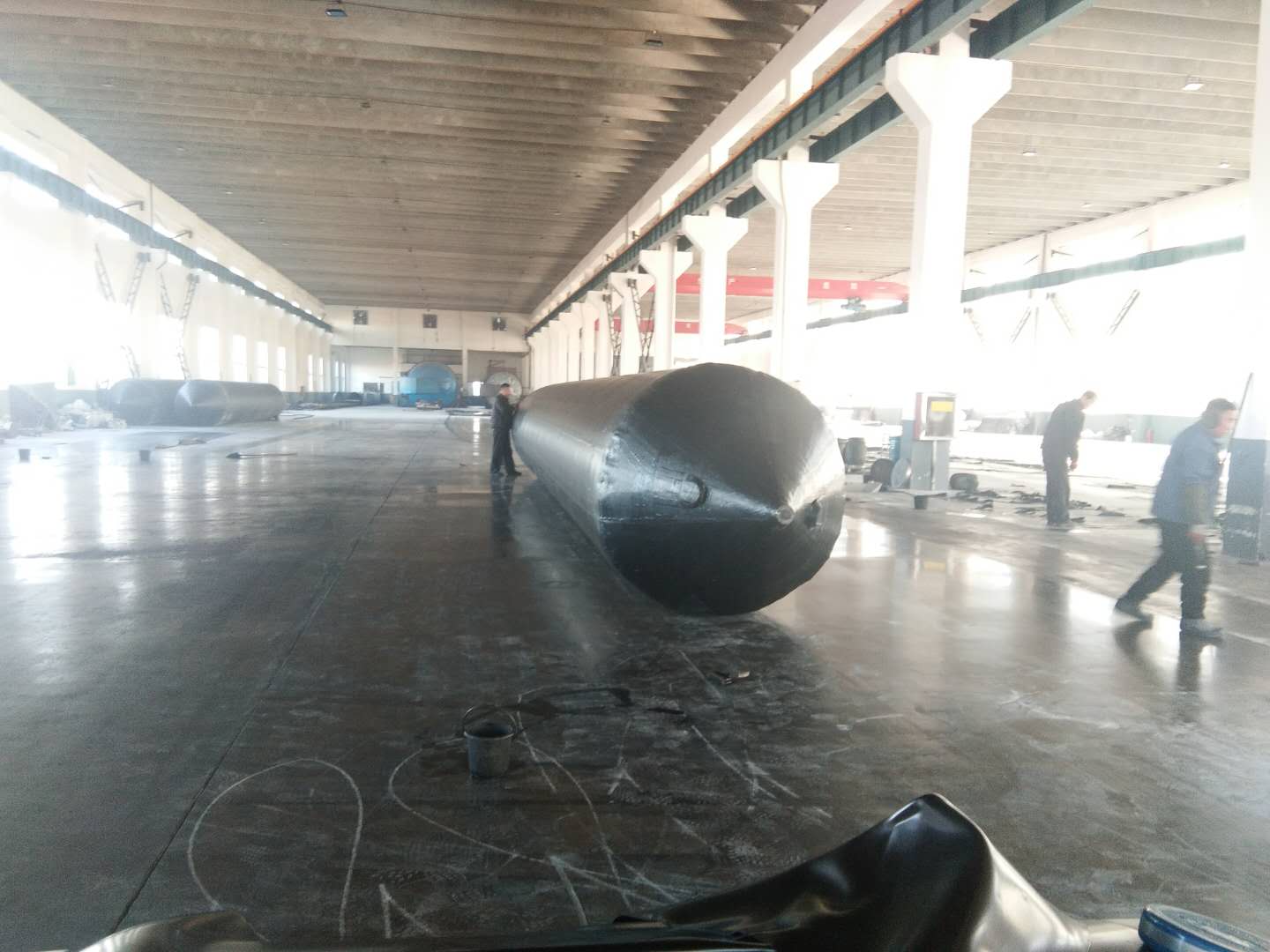 Professional Ship Launching Air Bags / Marine Salvage Air Lift Bags 24 Months Warranty