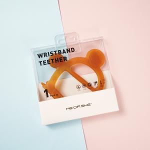 Quality Colorful Non Toxic HEORSHE Wristband Teether wholesale