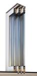 AS2208 4500pa Aluminum Top Hung Window For Villa