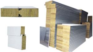 China Sound Absorption Insulated Sandwich Panel Roofing For Building 1 - 11.8m Length on sale