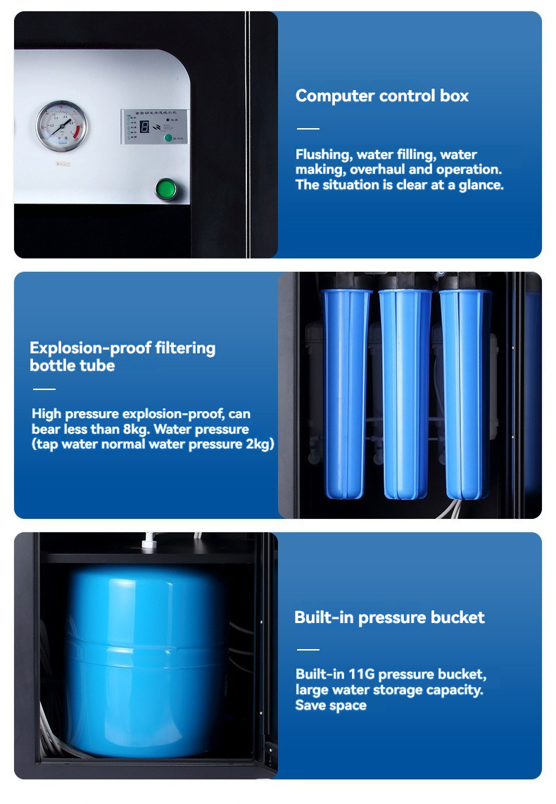 Industrial Home Reverse Osmosis Water Filter RO System 200L/Hour 10KW