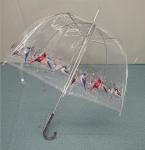 TUV Automatic Open Clear POE Kids Compact Umbrella 100cm