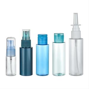 Quality 15ml 30ml 40ml 50ml 60ml PET Plastic Bottles with Pump Sprayers or Plastic Caps wholesale