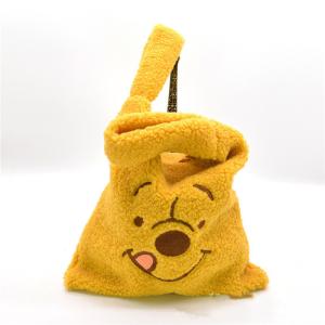 Quality Embroidered Girls Plush Shopping Bag For Winter wholesale