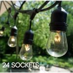 Led Curtain Outdoor Christmas Light String Remote Control For Landscape Garden
