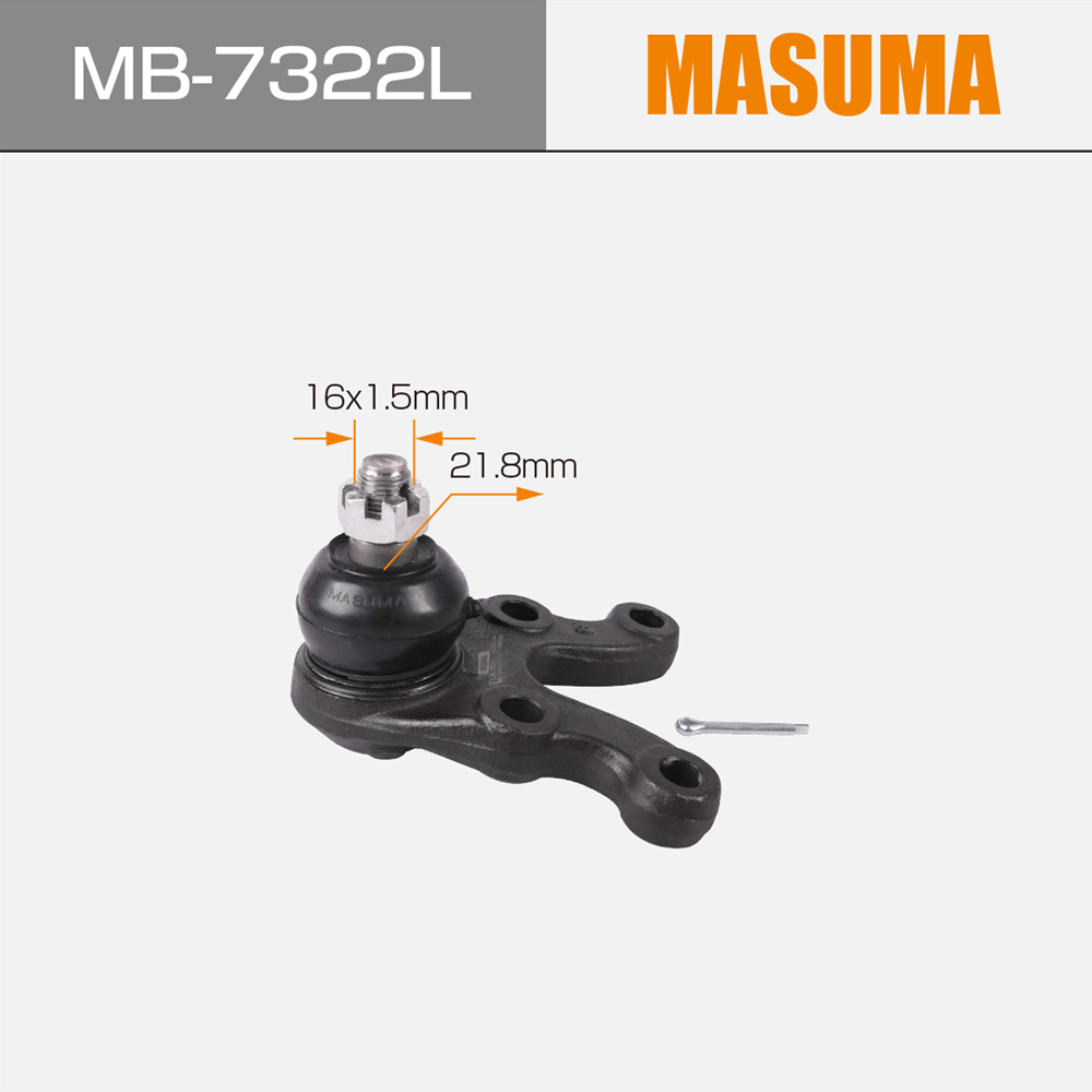 14*10*10cm MASUMA Auto Suspension Ball Joint MB527351 for MITSUBISHI DELICA P23V GF W