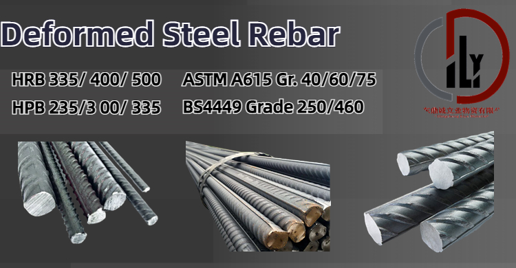 Carbon Structural Steel Deformed Steel Bar 8MM 10MM 12MM Ribbed Iron Rod for Bending